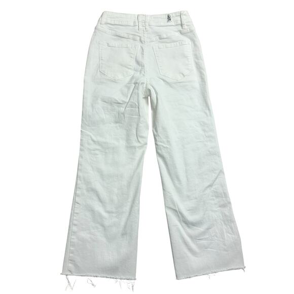 ALTARD STATE White High Rise Wide Leg Denim Jeans 25 - Picture 4 of 5